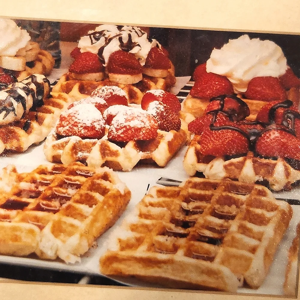 Framed Waffle Photograph